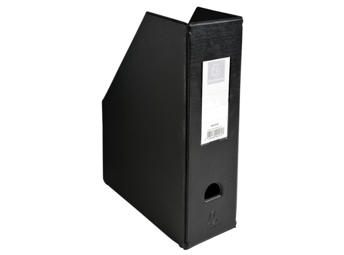 Porte-revues PVC - Dos 100mm - Noir