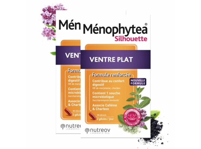 MENOPHYTEA VENTRE PLAT BT 30 GEL DUO