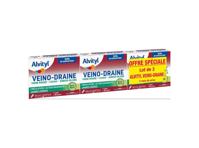 ALV VEINO-DRAINE BTE30 X3