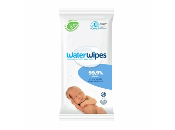 Lingettes bébé x28 Pack nomade Waterwipes