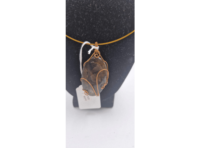 Pendentif labradorite + cable olpa2264