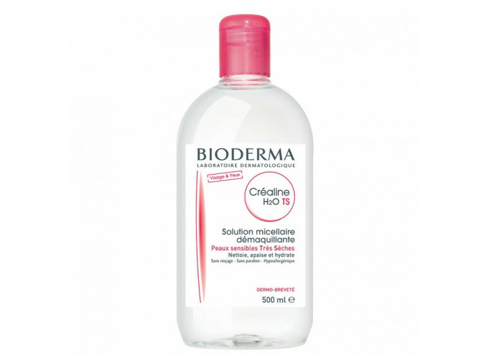 Eau Micellaire Douce 500ml Crealine Peaux Très Sèches à Tendance à l'Eczéma Bioderma