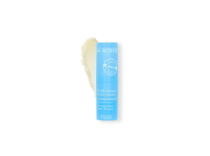 Stick lèvres nourrissant rechargeable au beurre de karité BIO 4.5g LA ROSÉE