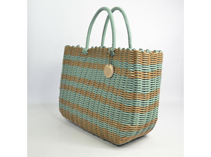 Le Voyage en Panier Luxidou Medium Cabas Sauge Doré