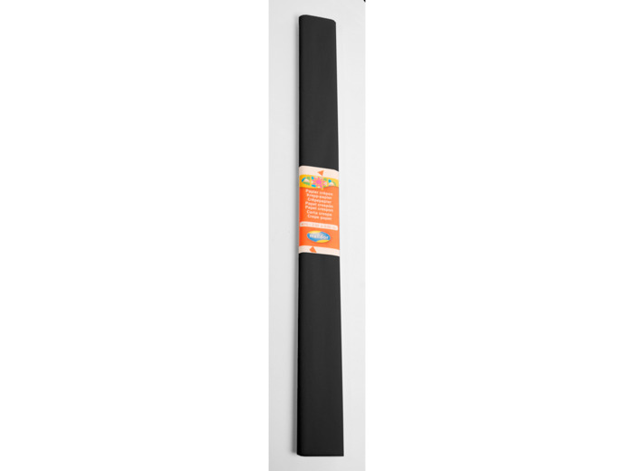 Rouleau de papier crépon - Noir