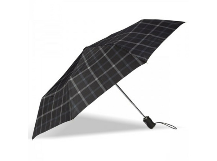 Isotoner Parapluie Homme Pliant Automatique X-TRA Solide Carreaux