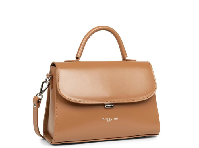 Lancaster Suave Even Sac à Main Cuir 433-17 Camel