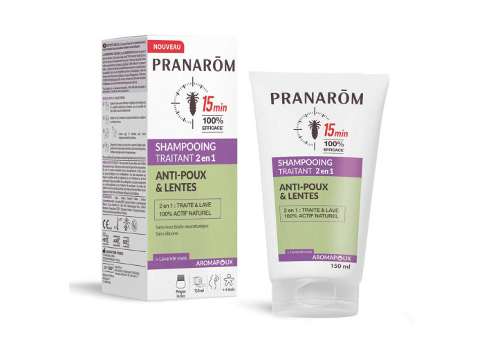 PRANAROM SHAMPOING TRAITANT POUX FL150ML