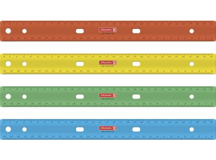 Règle insérable dans un classeur - 30 cm