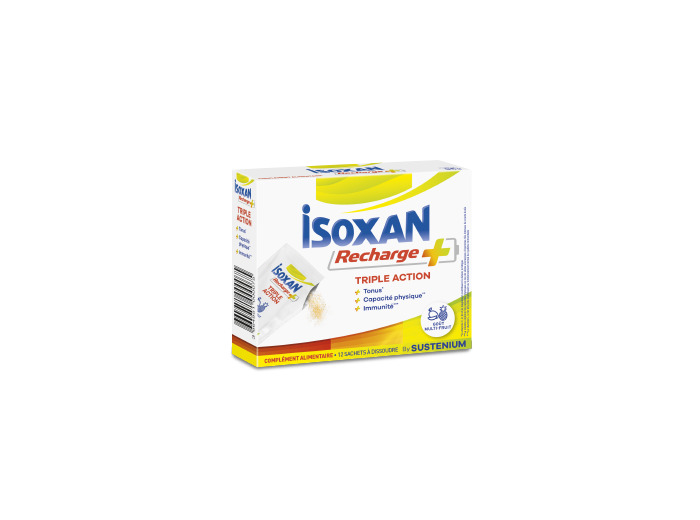 Recharge+ 12 sachets Triple action Isoxan