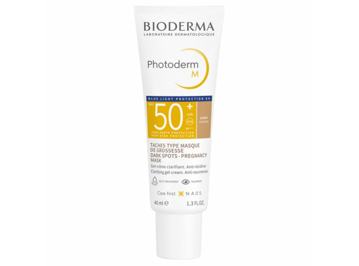 Gel-crème clarifiant anti-récidive SPF50+ Teinte dorée 40ml Photoderm M Bioderma