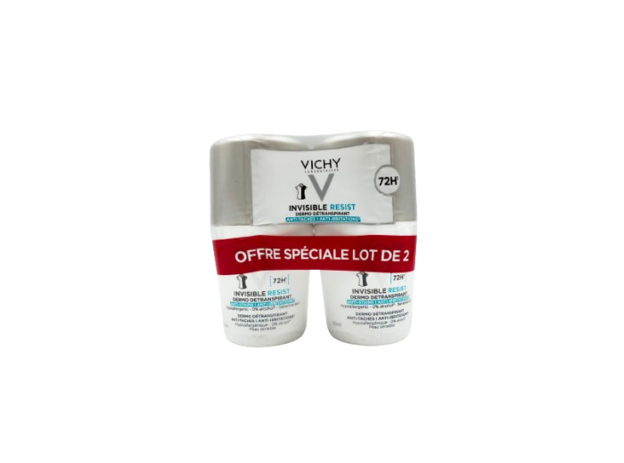 VICHY DEO ROLLON 72H INVISIBLE RESIST DUO
