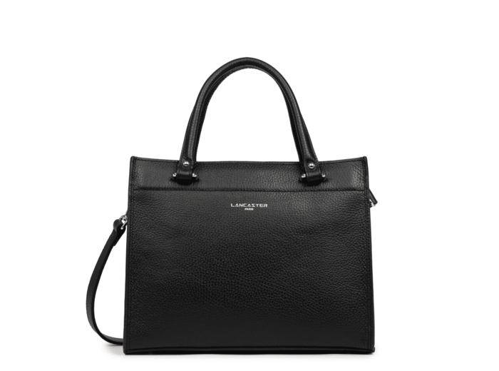 Lancaster Foulonné Double Sac Porté Main 470-63 Noir In Nude