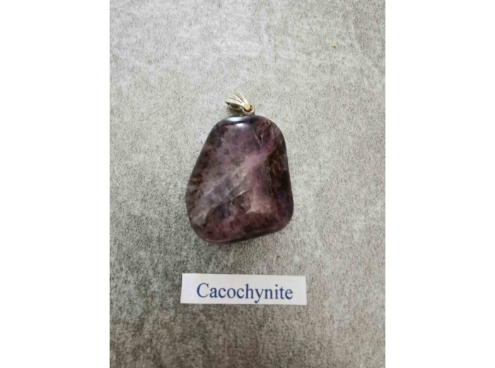 Pendentif Cacochynite ou Cacoxenite