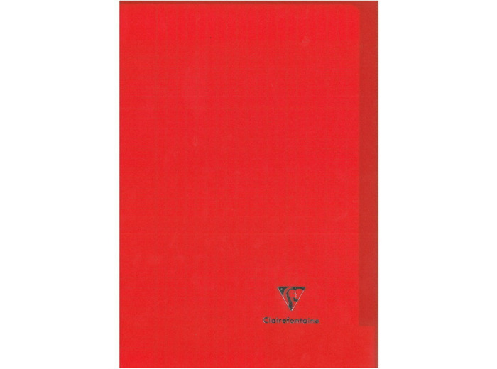Cahier "Koverbook" - Polypro - 17x22 - 96 pages - Séyès - Rouge transparent