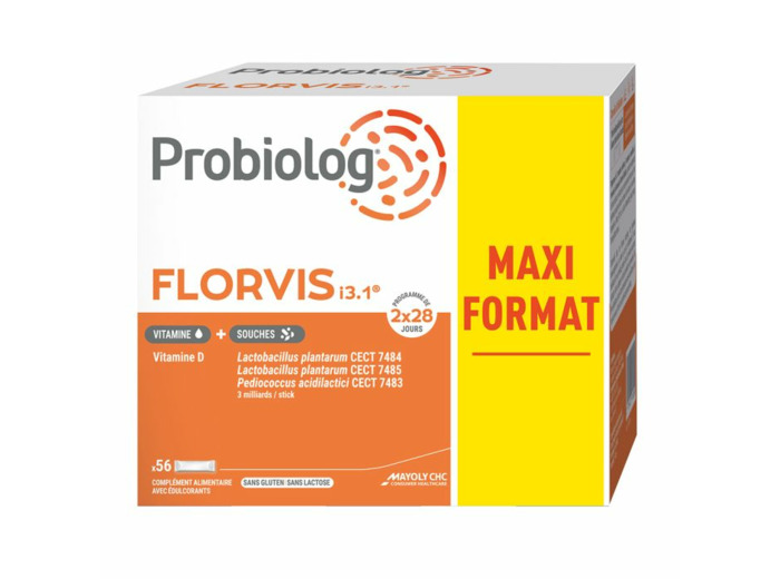 Florvis Probiolog 2x28 Sticks Mayoly Spindler