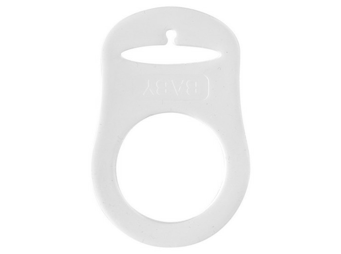 Support tétine en silicone transparent