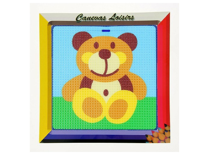 Kit canevas Ourson