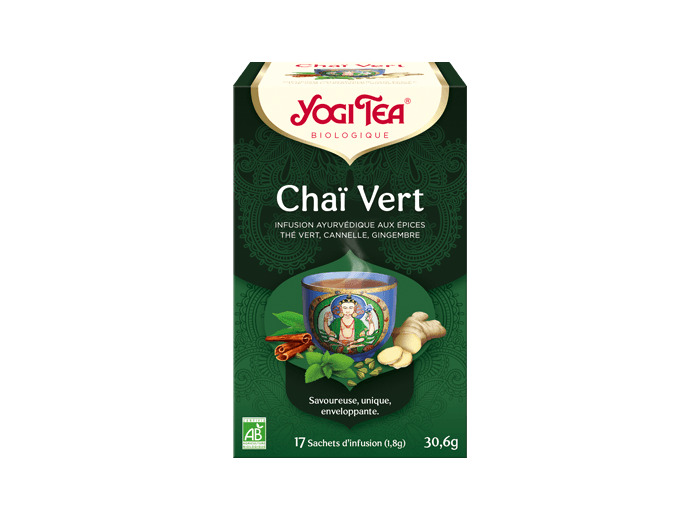 YOGI TEA CHAI VERT