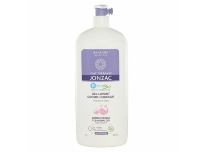 Gel Lavant Dermo Douceur Bio Bebe Cheveux Et Corps 1l Eau thermale Jonzac