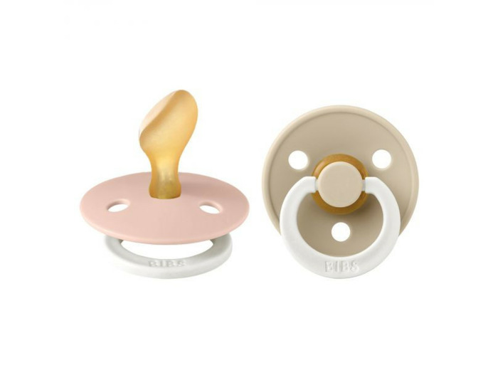 Tétines Anatomique Bibs T2 Colour Night Rose Poudre / Vanille