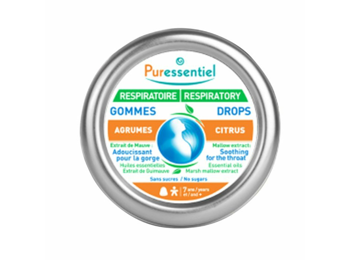 Gommes Agrumes Respiratoire 45g Respiratoire Puressentiel