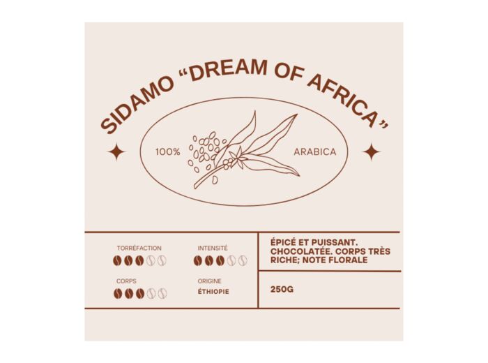 SIDAMO "Dream of Africa" - Café d'Ethiopie