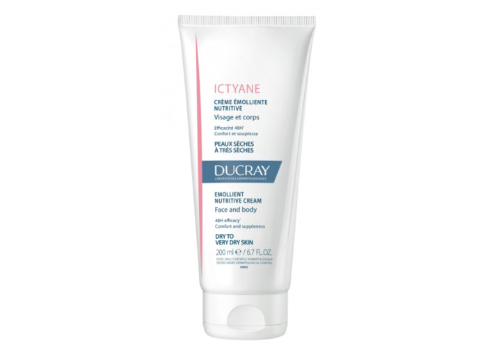 Creme Emolliente Nutritive Peaux Seches A Tres Seches 200ml Ictyane Ducray