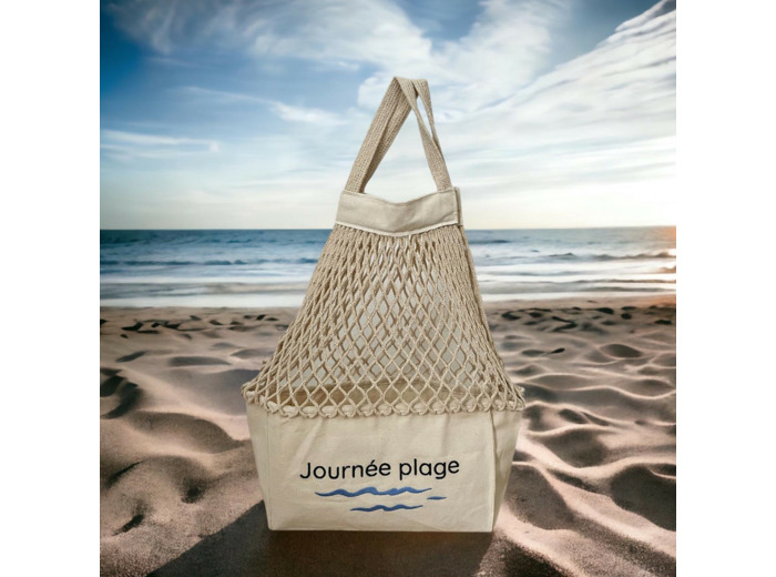 Shoppinette Filet A Provisions M Journée plage Naturel