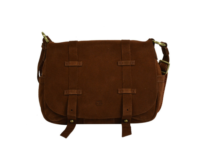 Mila Louise Bess V Sac Porté Travers Cognac
