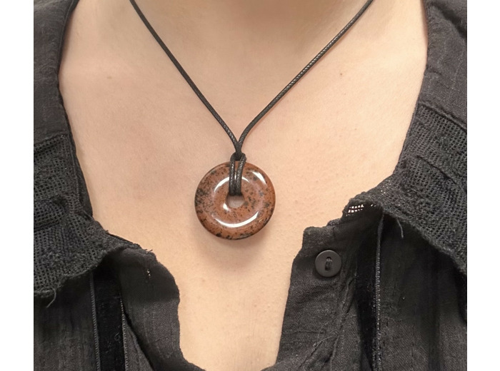 DONUT OBSIDIENNE ACAJOU