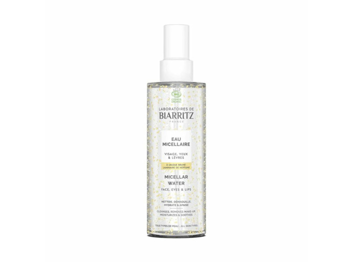 Eau Micellaire Bio 200ml Visage, yeux & lèvres Laboratoires De Biarritz