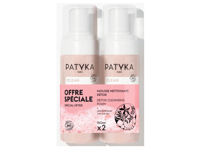 PATYKA DUO MOUSSE NETTOYANTE DETOX 2X150M