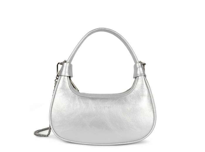 Lancaster Aura Mini Sac Hobo 531-030 Blanc Nacré