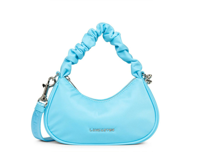 Lancaster Basic Chouchou Mini Sac Baguette 510-72 Bleu Atoll