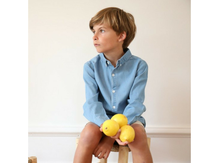 Chemise en denim