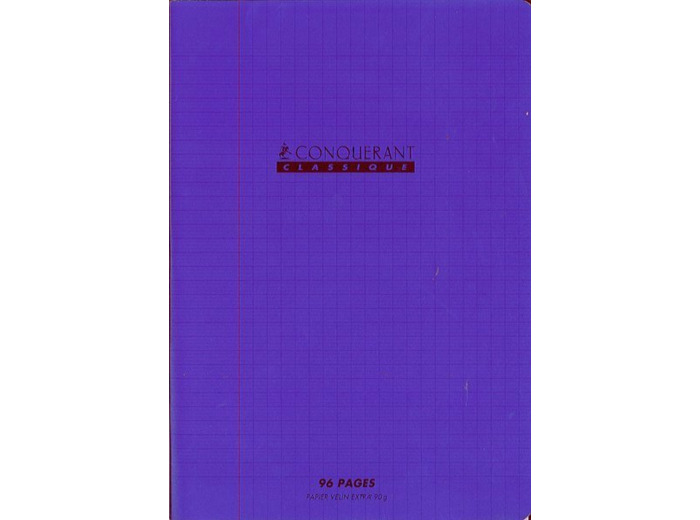 Cahier 17x22 - 32 pages - Séyès - Polypro violet