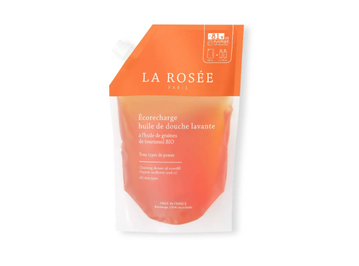 LA ROSEE HUILE DOUCHE ECO RECH 800ML