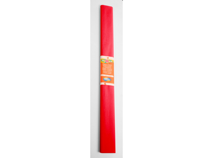 Rouleau de papier crépon - Rouge