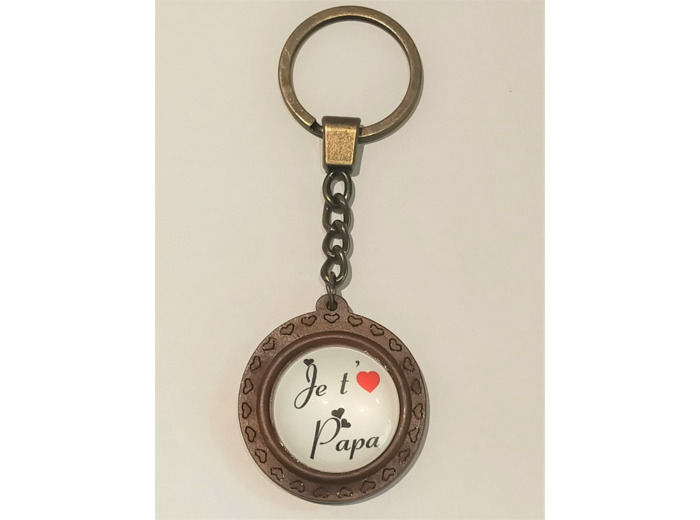 Porte-clés Je t'aime papa