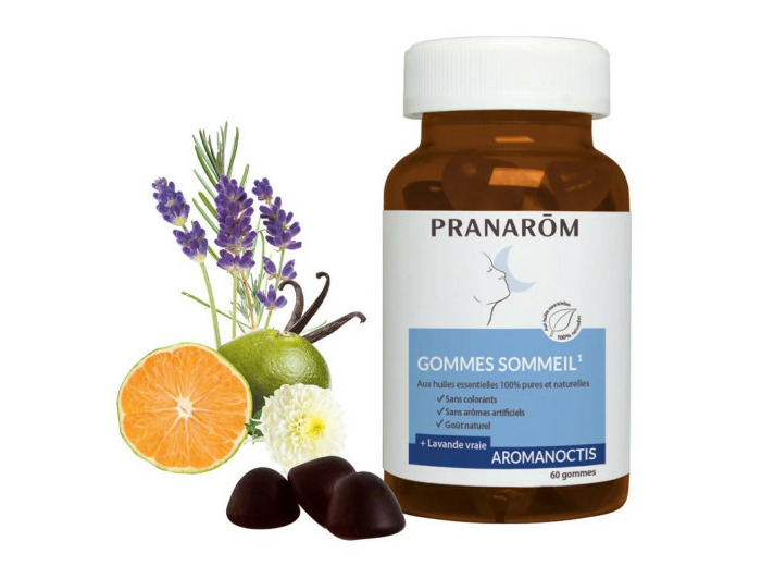 Gommes Sommeil aux huiles essentielles x60 Aromanoctis Pranarôm