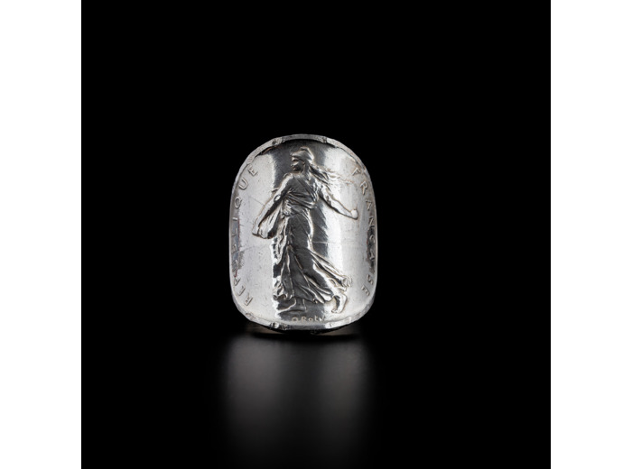 Bague 5 Francs cintrée