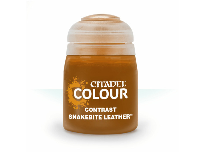 Snakebite leather contrast