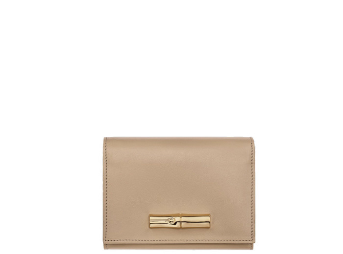 Longchamp Le Roseau Sleek Portfeuille Racine