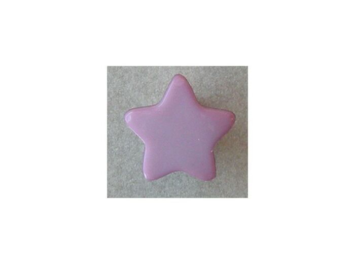 Bouton étoile violet 15 mm