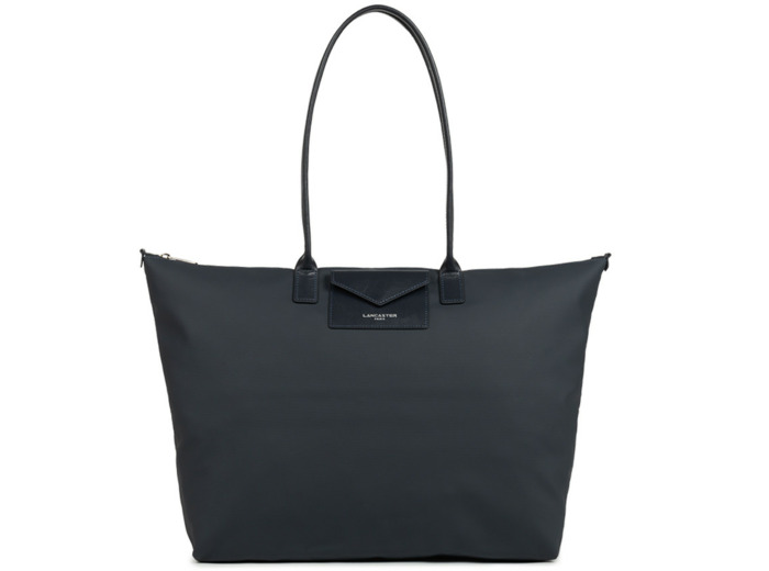 Lancaster Smart Kba Grand Sac Cabas Porté Épaule 516-73 Bleu Foncé