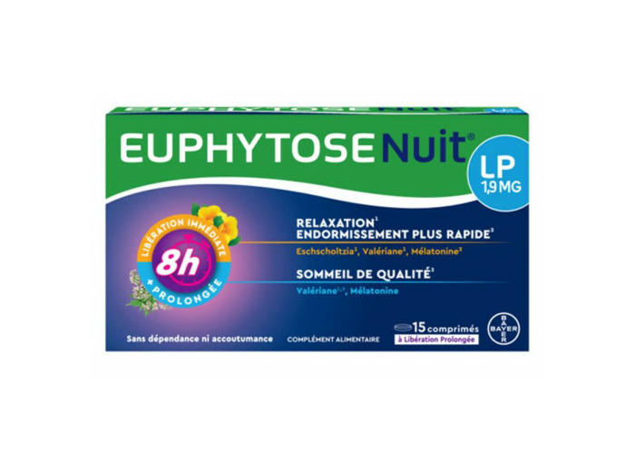 EUPHYTOSE NUIT LP 1,9MG 15CPR