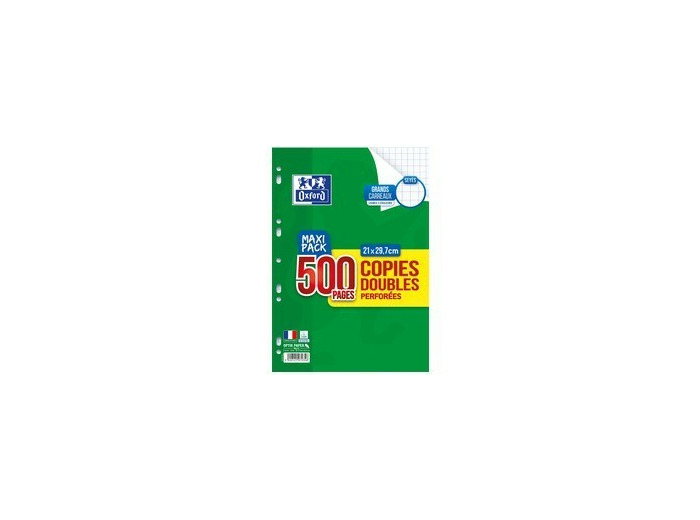 Copies doubles 21x29.7 - Séyès - Perforées - 500 pages