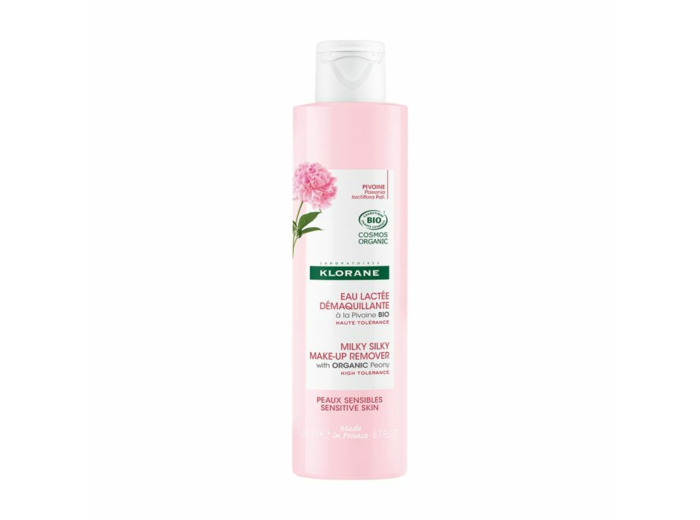 Eau Lactée Démaquillante Bio 200ml Pivoine Peaux sensibles Klorane