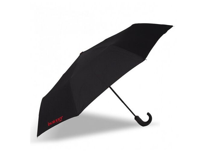 Isotoner Parapluie Homme Poignée Pliant Automatique X-TRA Solide Noir